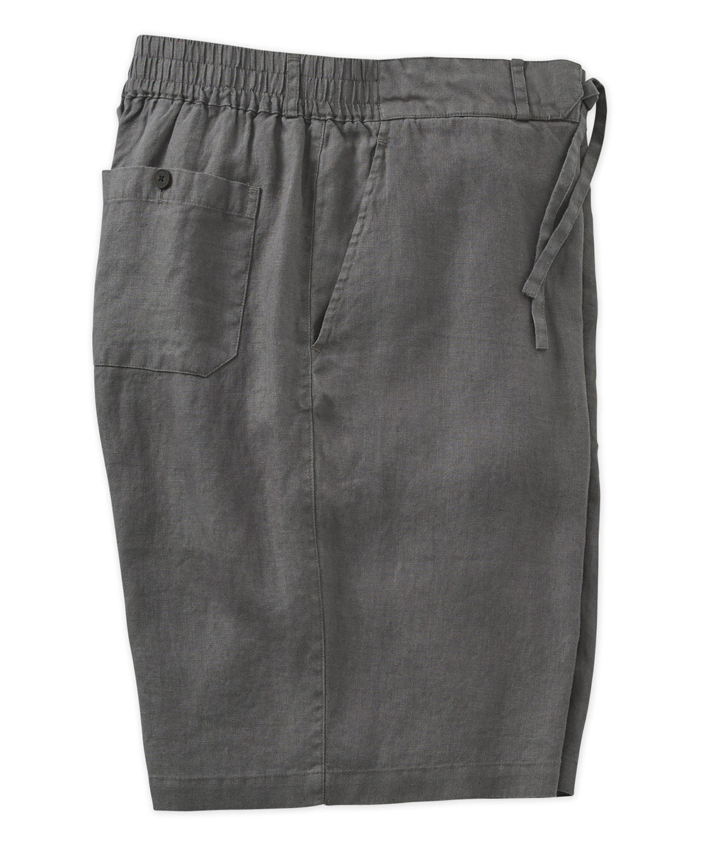 Westport Black Southport Linen Drawcord Short