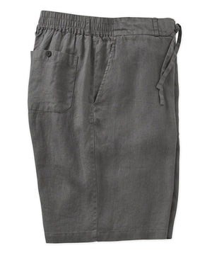 Westport Black Southport Linen Drawcord Short
