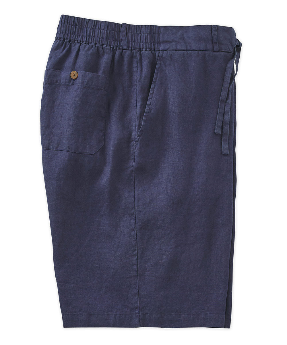 Westport Black Southport Linen Drawcord Short