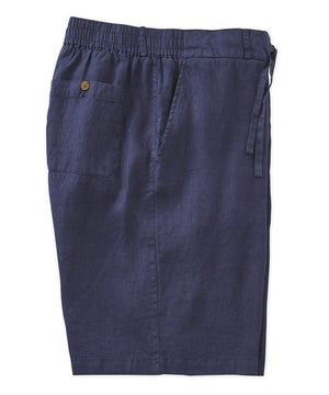 Westport Black Southport Linen Drawcord Short