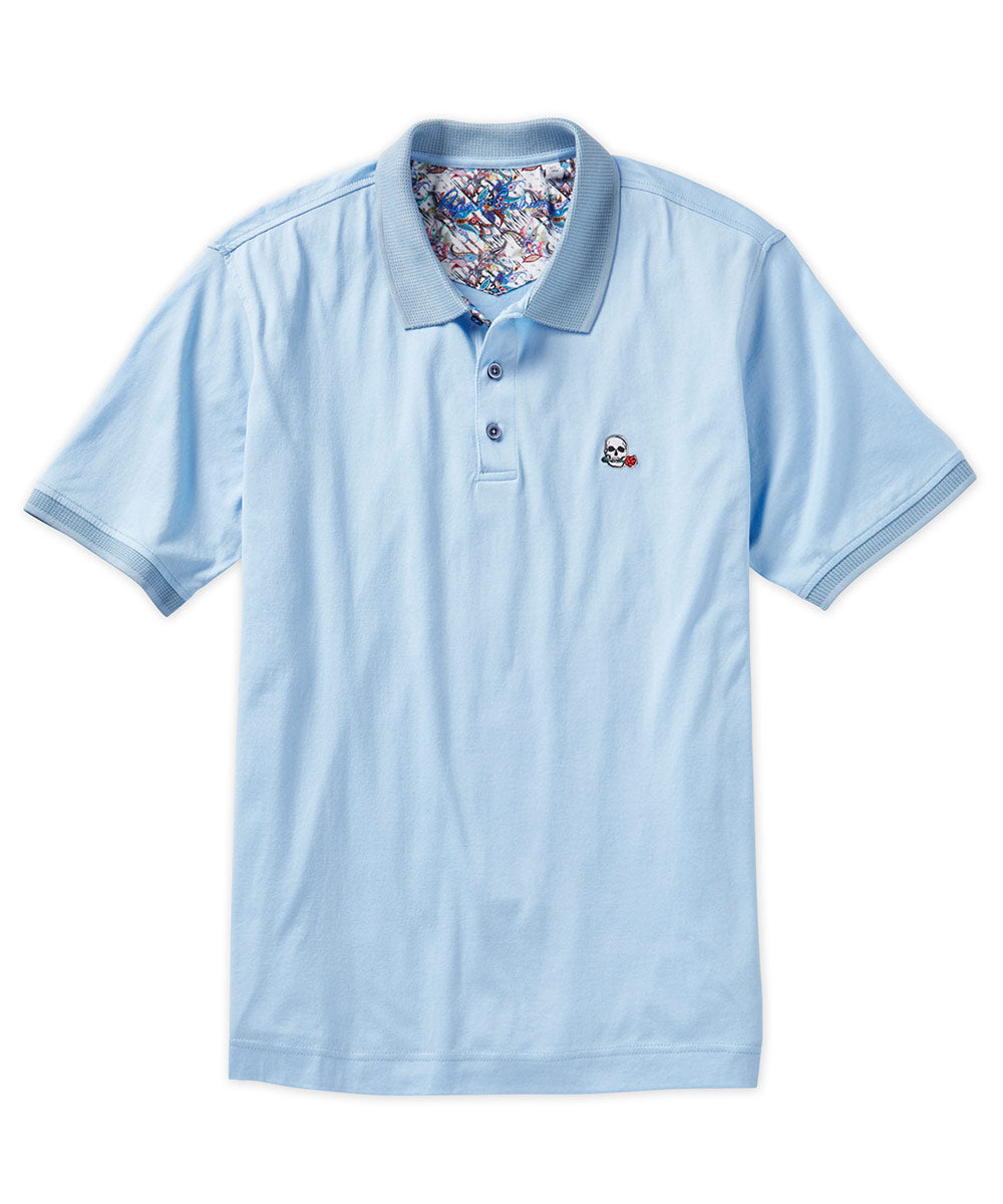 Robert Graham Short Sleeve &#39;The Player&#39; Polo Knit Shirt