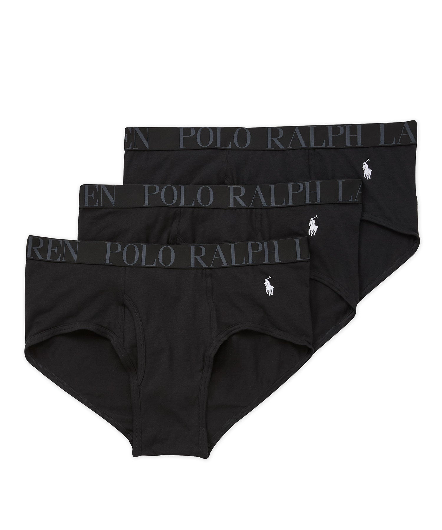 Ralph Lauren Kids logo-band briefs (pack of three) - White