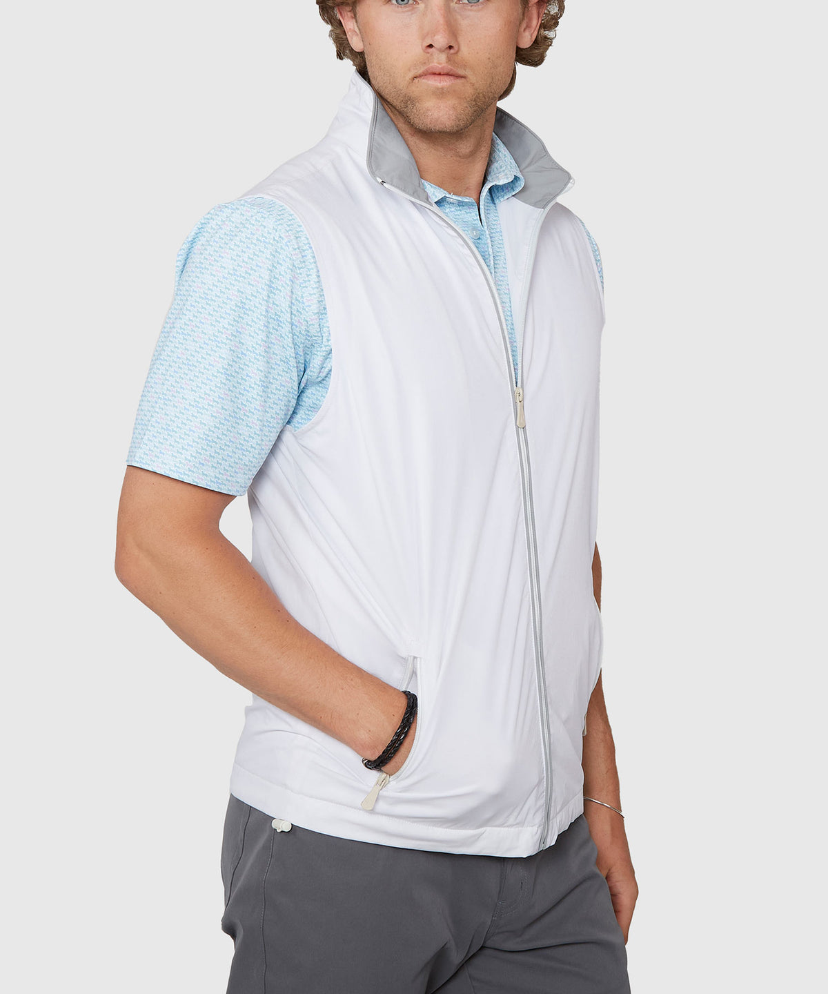 Westport Lifestyle Full Zip Stretch Lined Vest, Men's Big & Tall