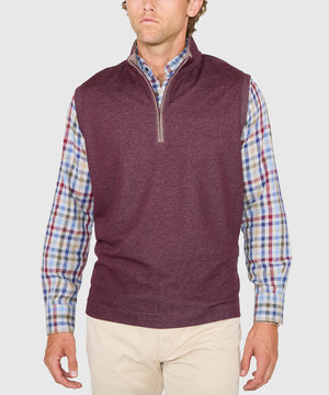 Westport Lifestyle Melange Quarter-Zip Vest