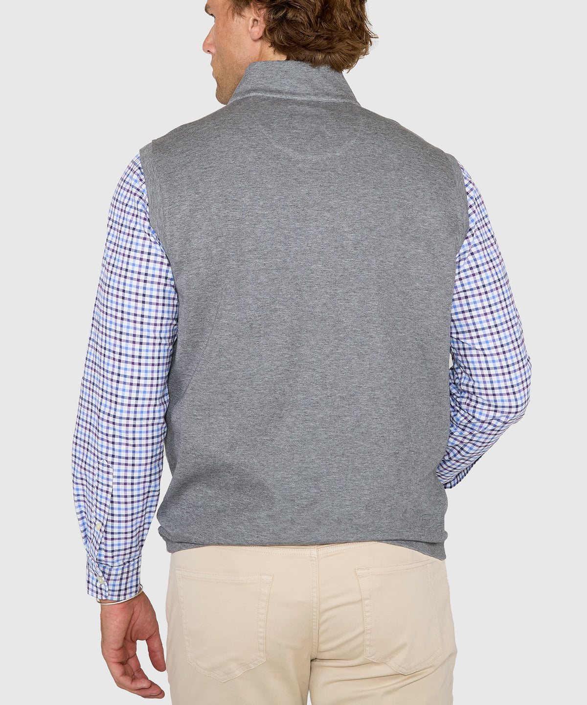 Westport Lifestyle Melange Quarter-Zip Vest, Men's Big & Tall