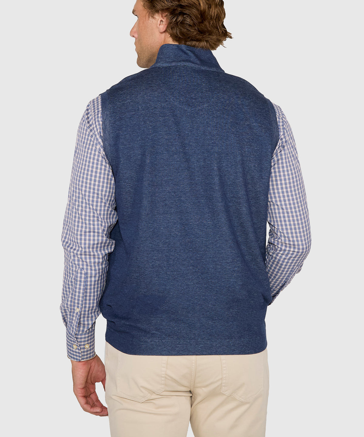 Westport Lifestyle Melange Quarter-Zip Vest, Men's Big & Tall