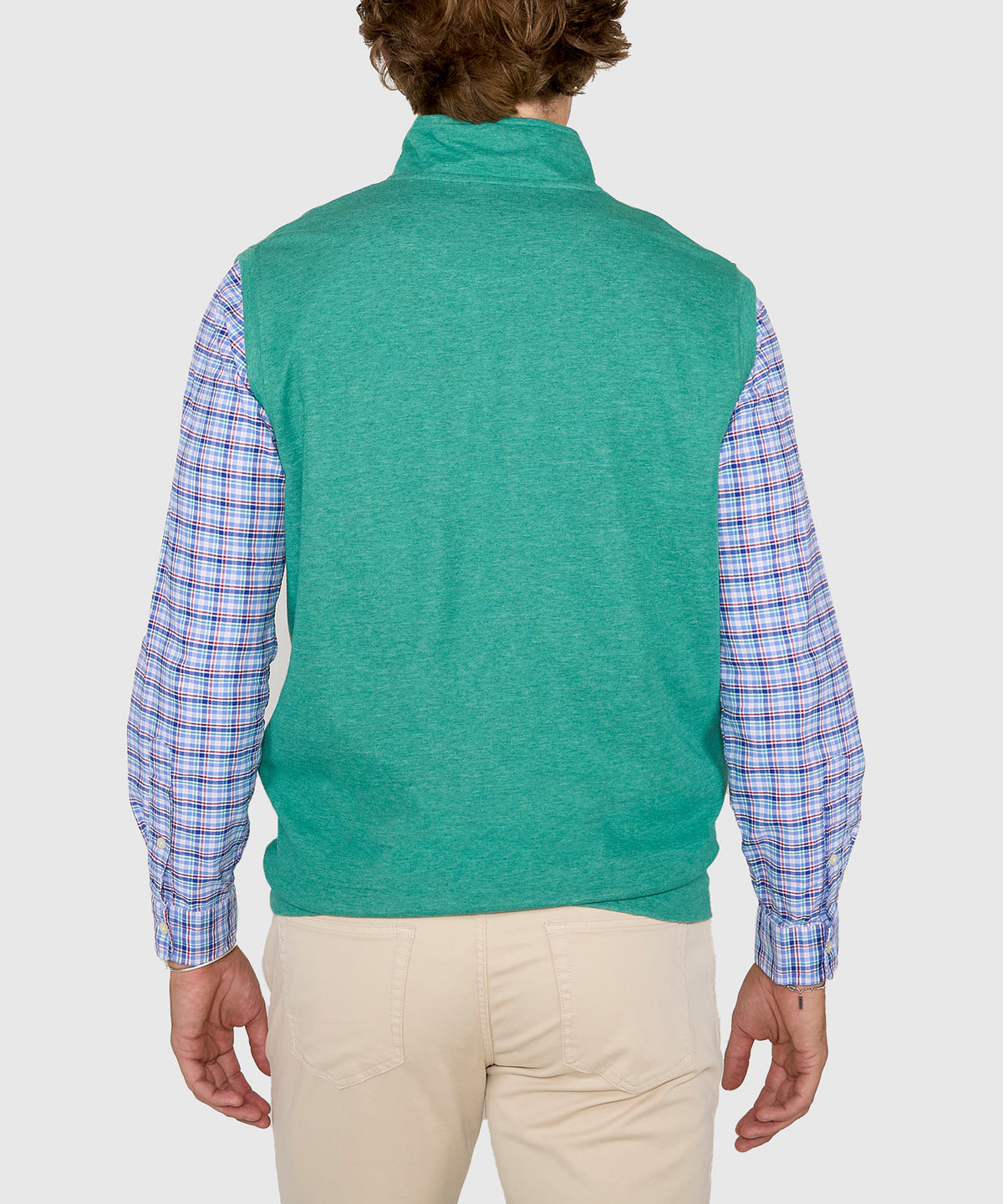 Westport Lifestyle Melange Quarter-Zip Vest, Men's Big & Tall