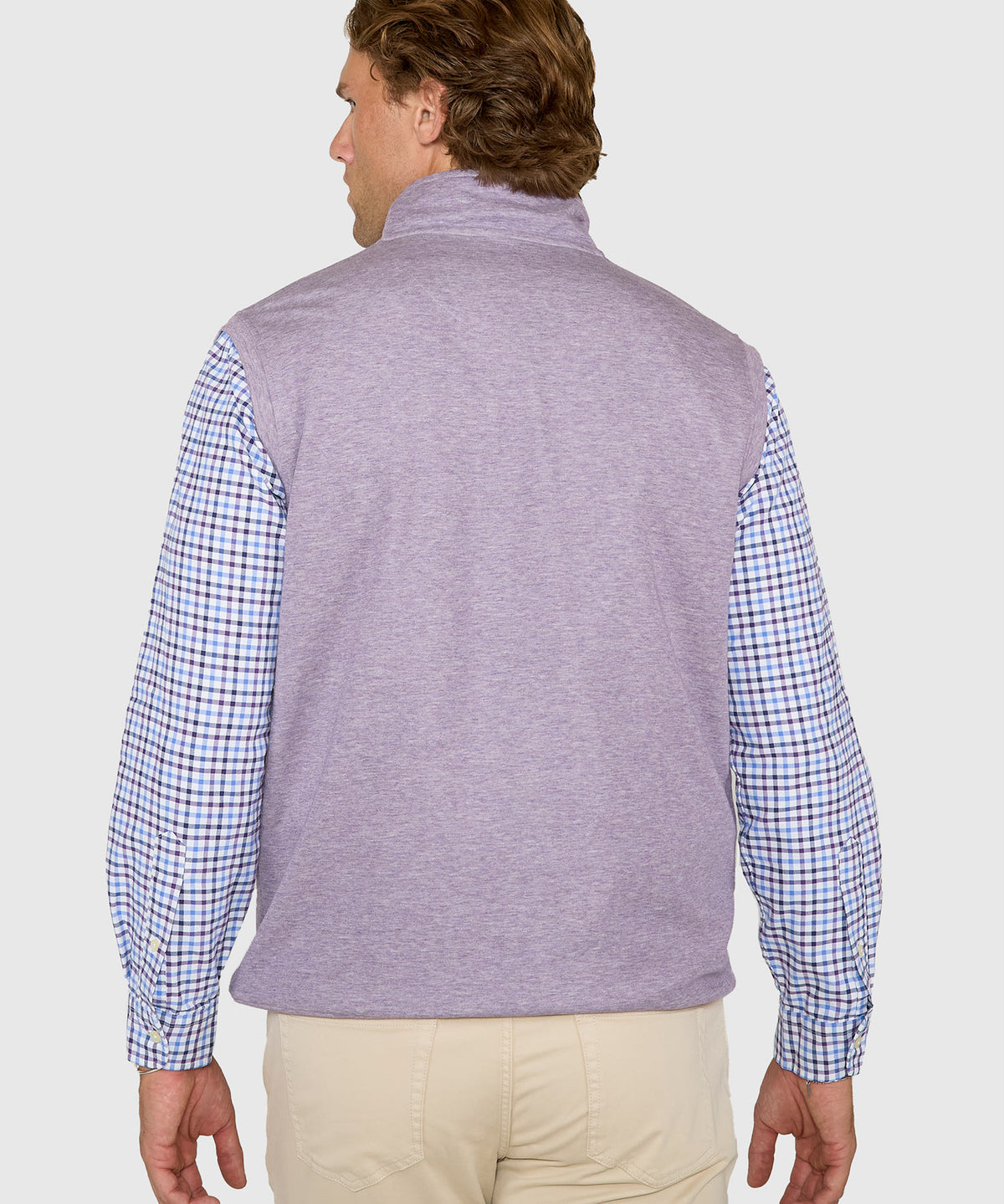 Westport Lifestyle Melange Quarter-Zip Vest, Men's Big & Tall