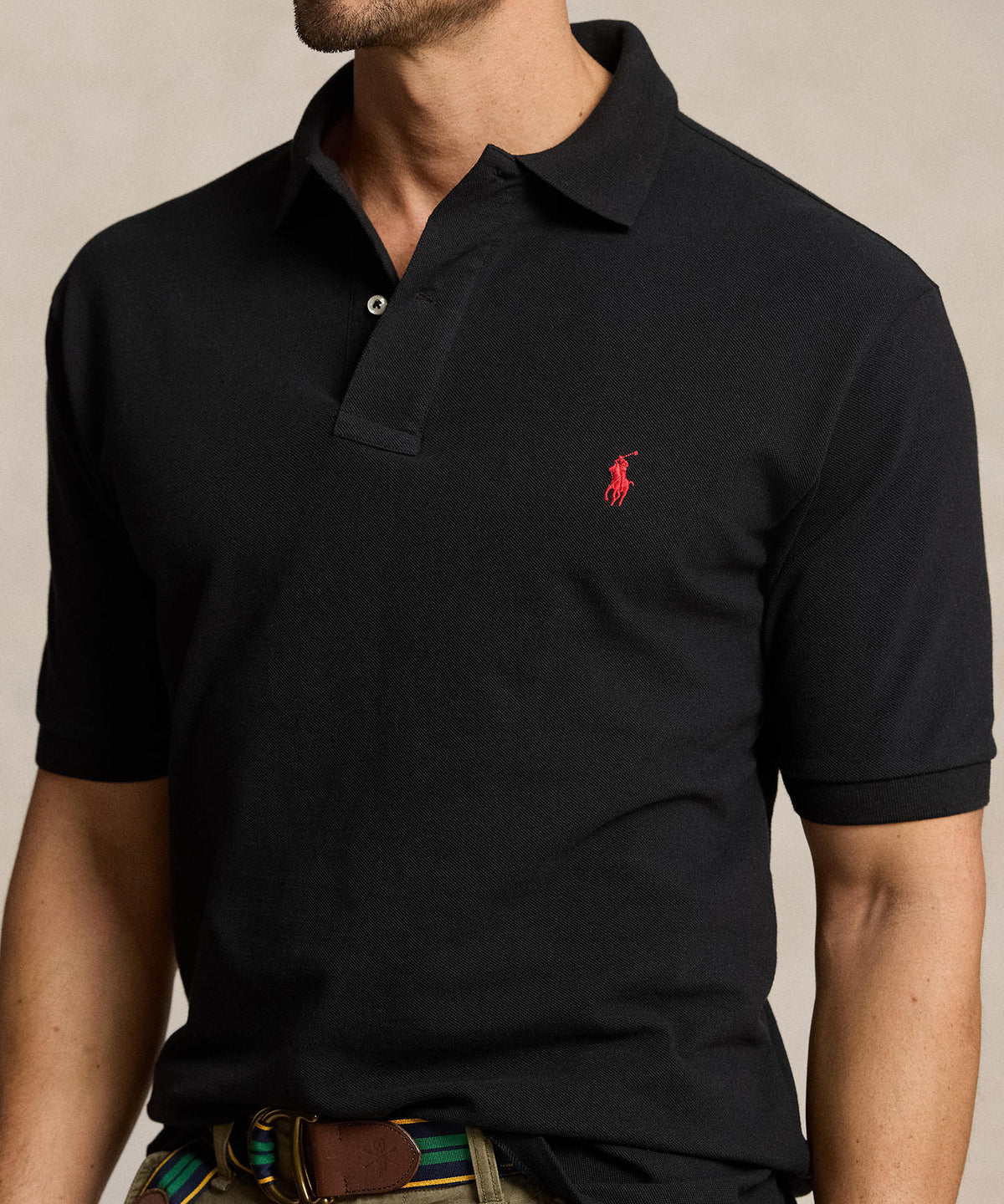 Polo Ralph Lauren Short Sleeve Classic Pique Mesh Polo Shirt, Men's Big & Tall