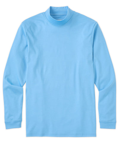 Westport Lifestyle LustreTech Cotton Mock Neck, Men's Big & Tall