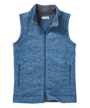 Westport Lifestyle Full-Zip Fleece Sweater Vest