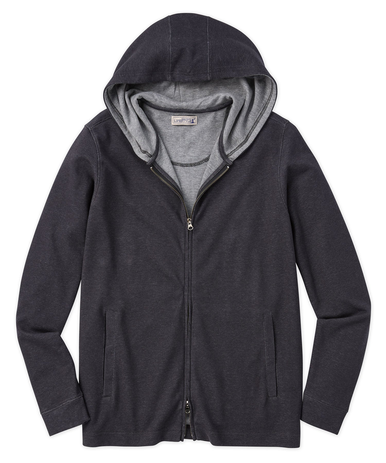 Westport Lifestyle Melange Full-Zip Hoodie