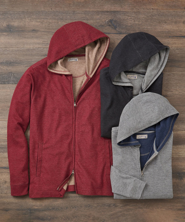 Westport lifestyle melange full zip hoodie westport big tall