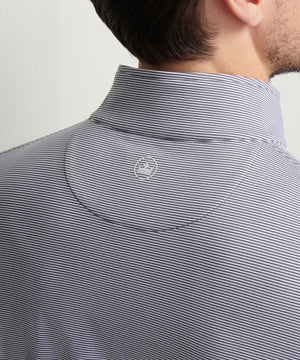 Peter Millar Sugar Stripe Perth Quarter-Zip Pullover