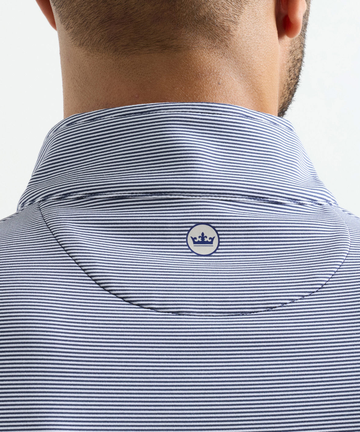 Peter Millar Sugar Stripe Perth Quarter-Zip Pullover, Men's Big & Tall