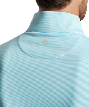 Peter Millar Sugar Stripe Perth Quarter-Zip Pullover