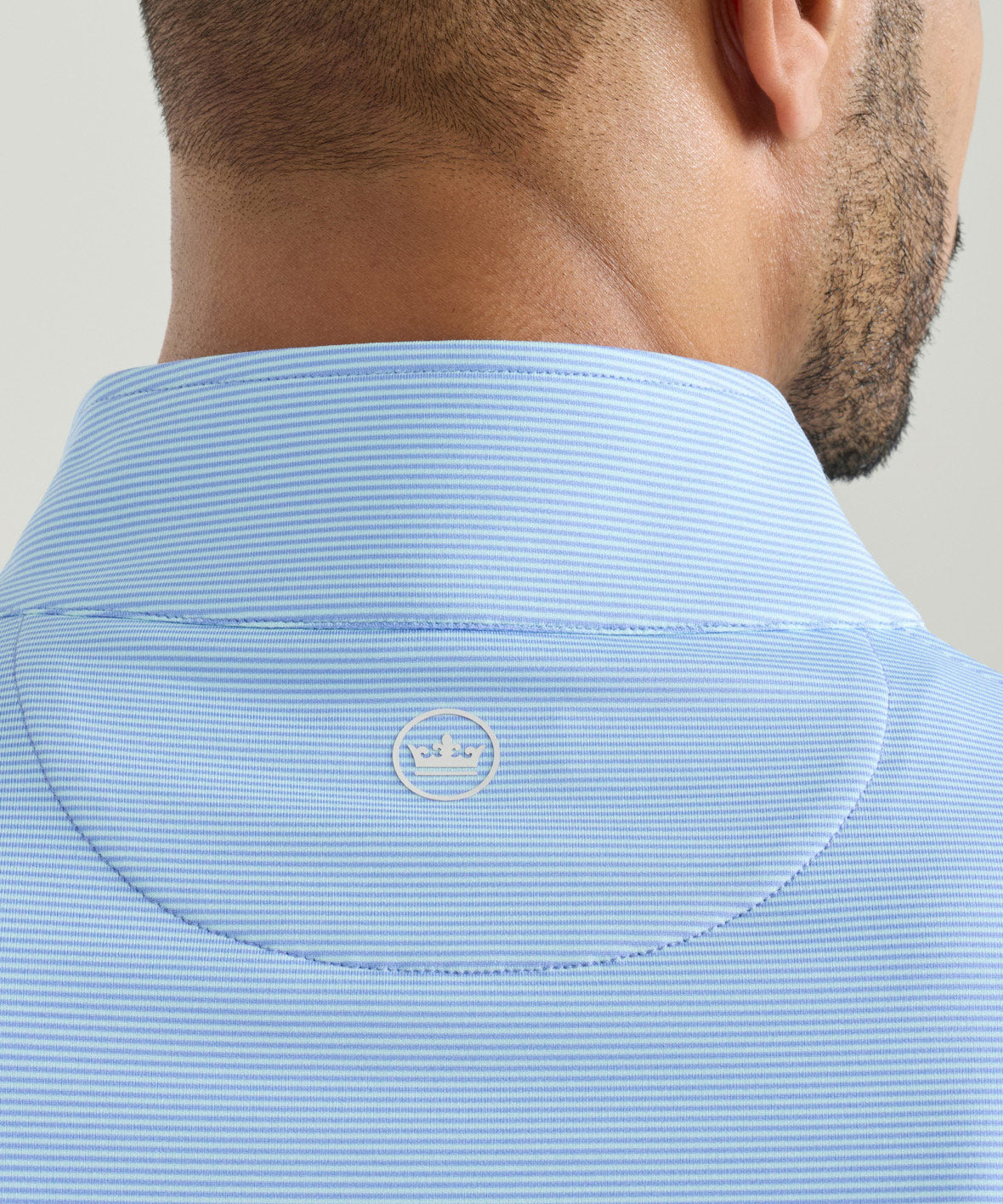 Peter Millar Sugar Stripe Perth Quarter-Zip Pullover, Men's Big & Tall