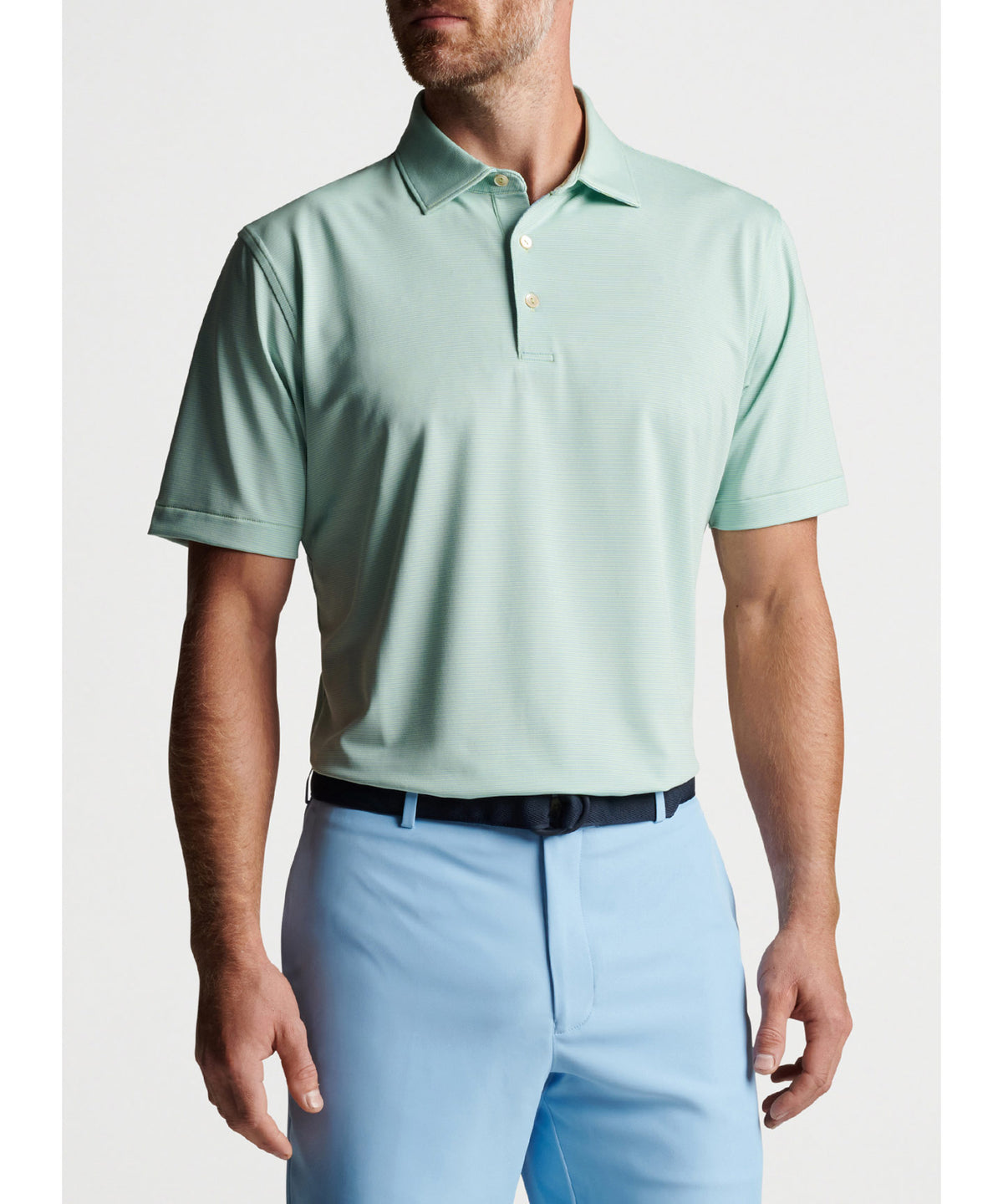 Peter Millar Short Sleeve Jubilee Stripe Polo