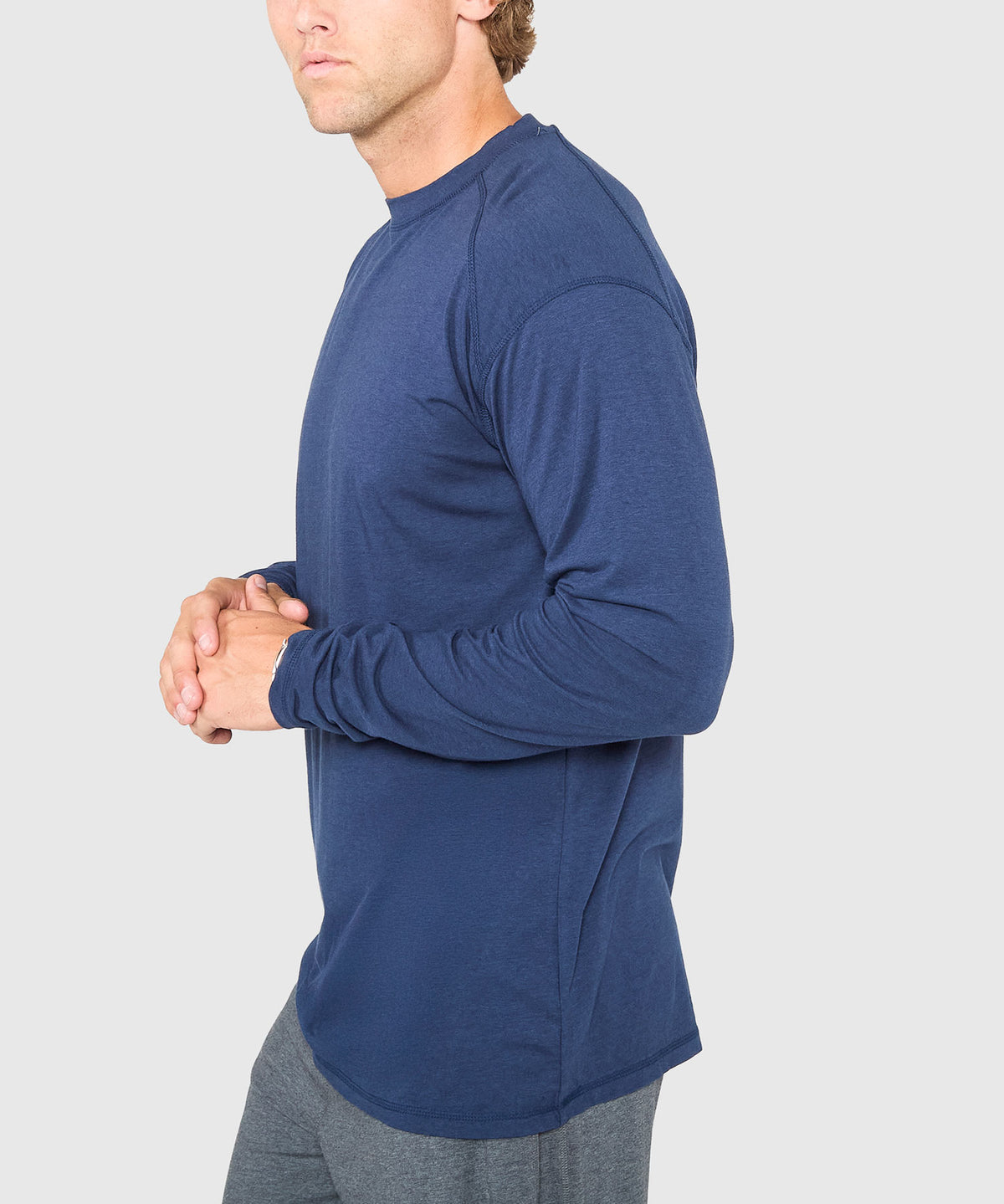 Westport Sport Bamboo Blend Performance Long Sleeve T-Shirt, Men's Big & Tall