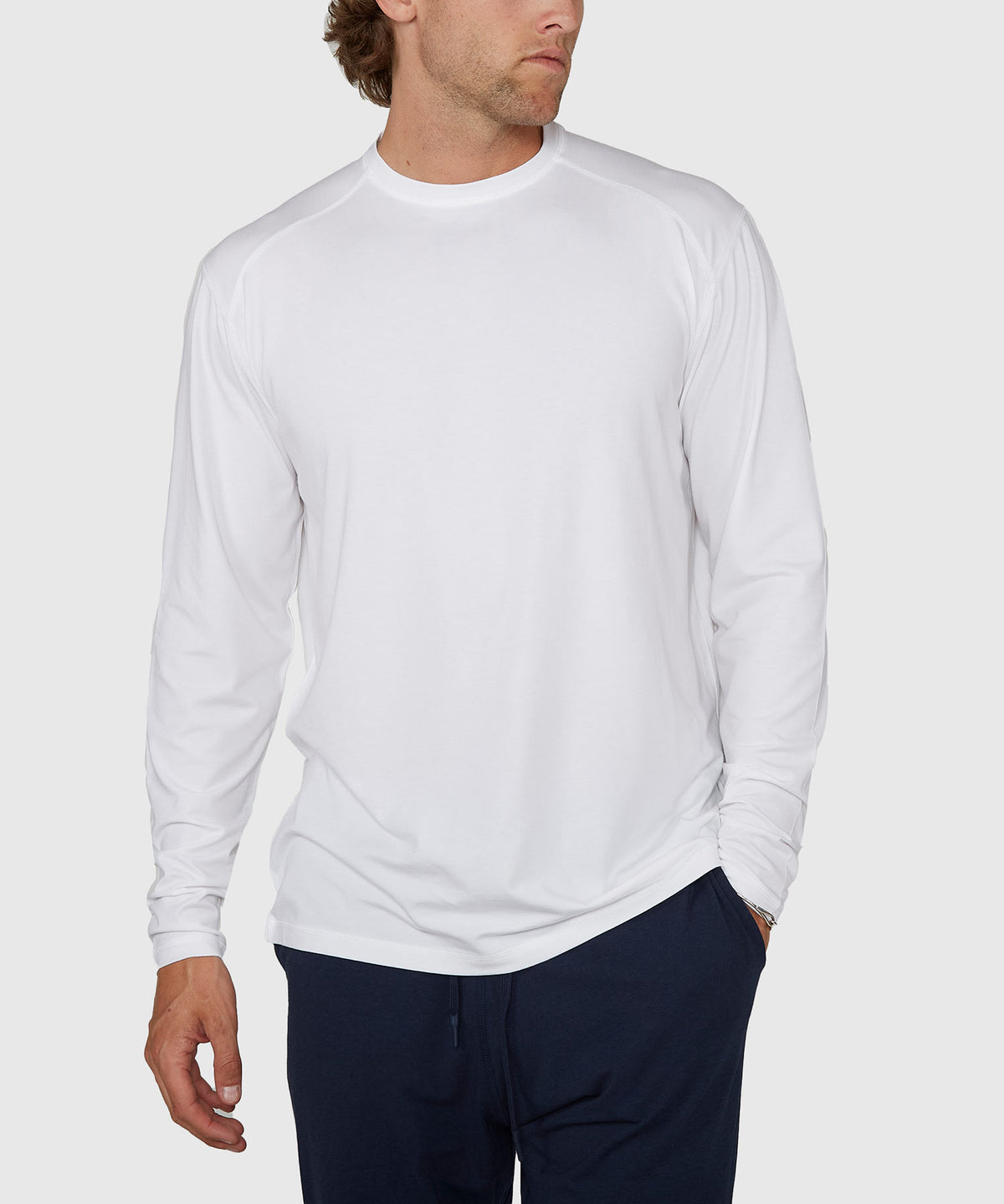 Westport Sport Bamboo Blend Performance Long Sleeve T-Shirt, Men's Big & Tall
