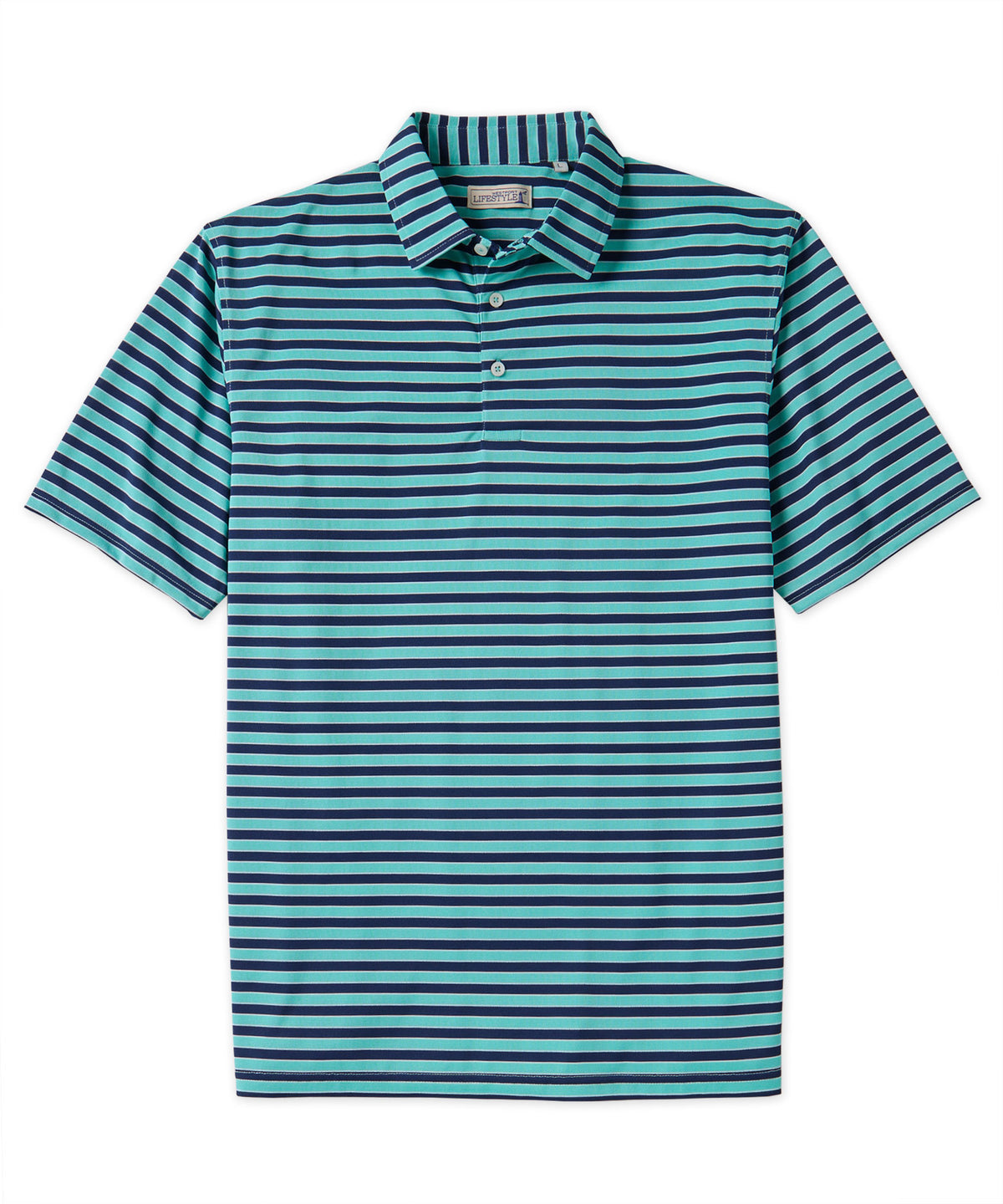 Westport Lifestyle Stripe Mesh Polo