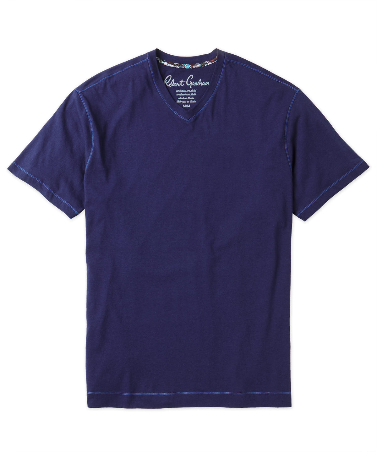T-shirt Eastwood con scollo a V a maniche corte di Robert Graham, Men's Big & Tall