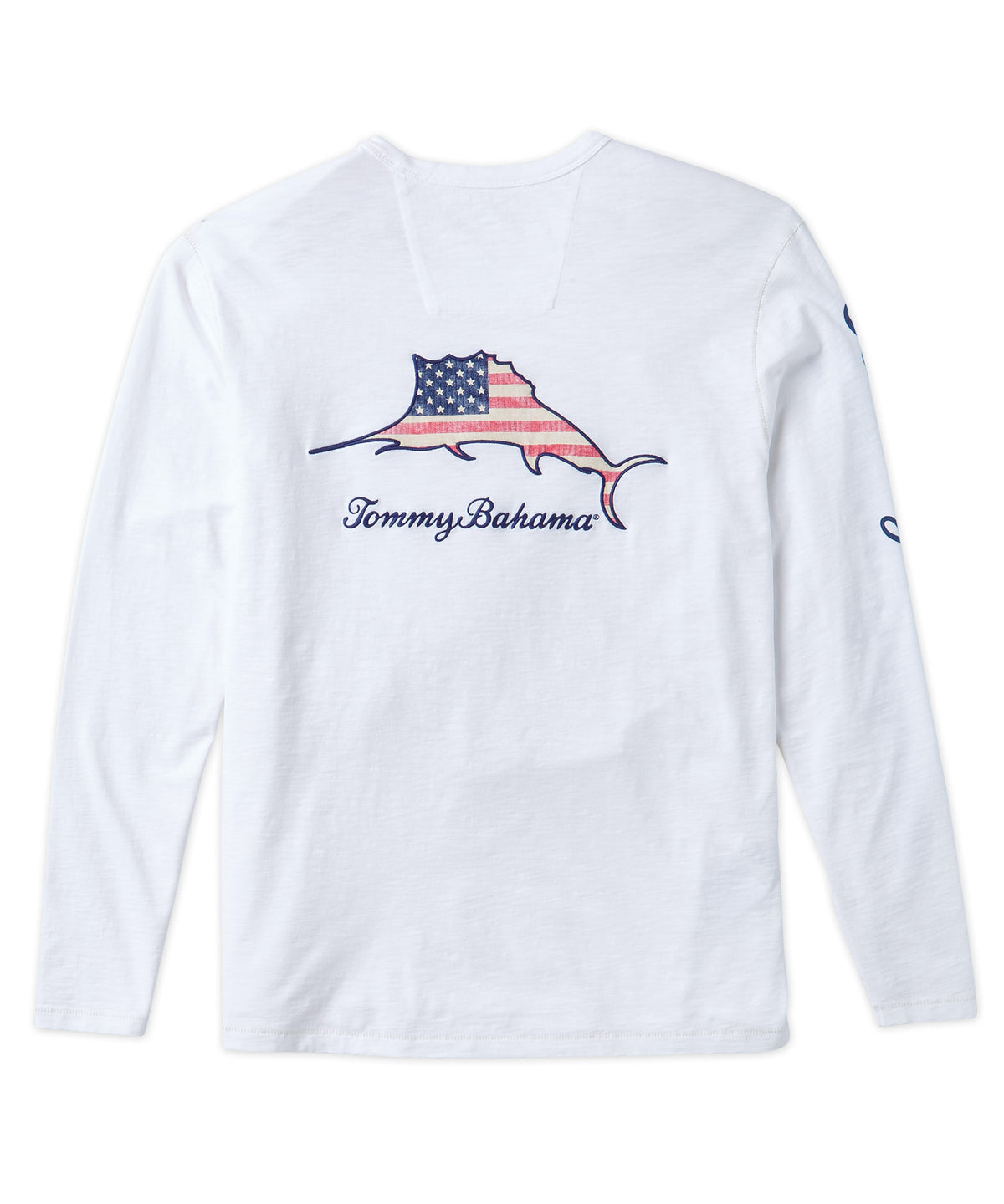 Tommy Bahama Long Sleeve Patriotic Billboard Tee, Big & Tall