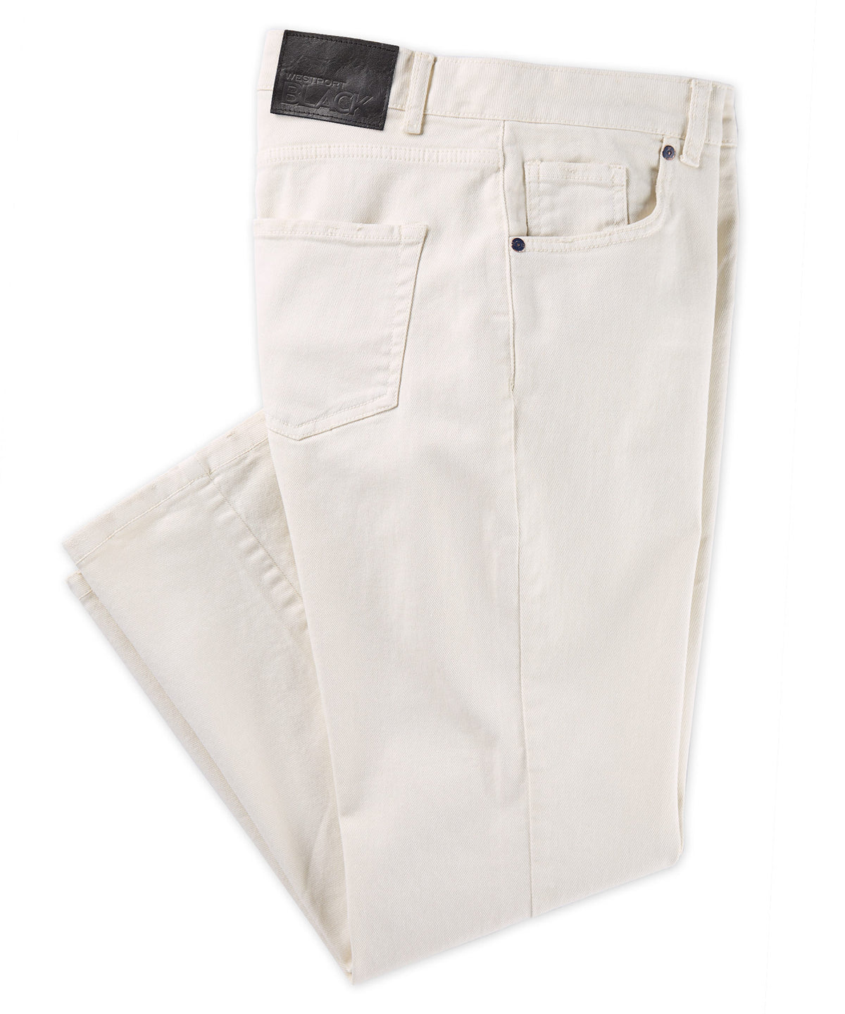 Westport Black Italian 5-Pocket Twill Jean, Men's Big & Tall