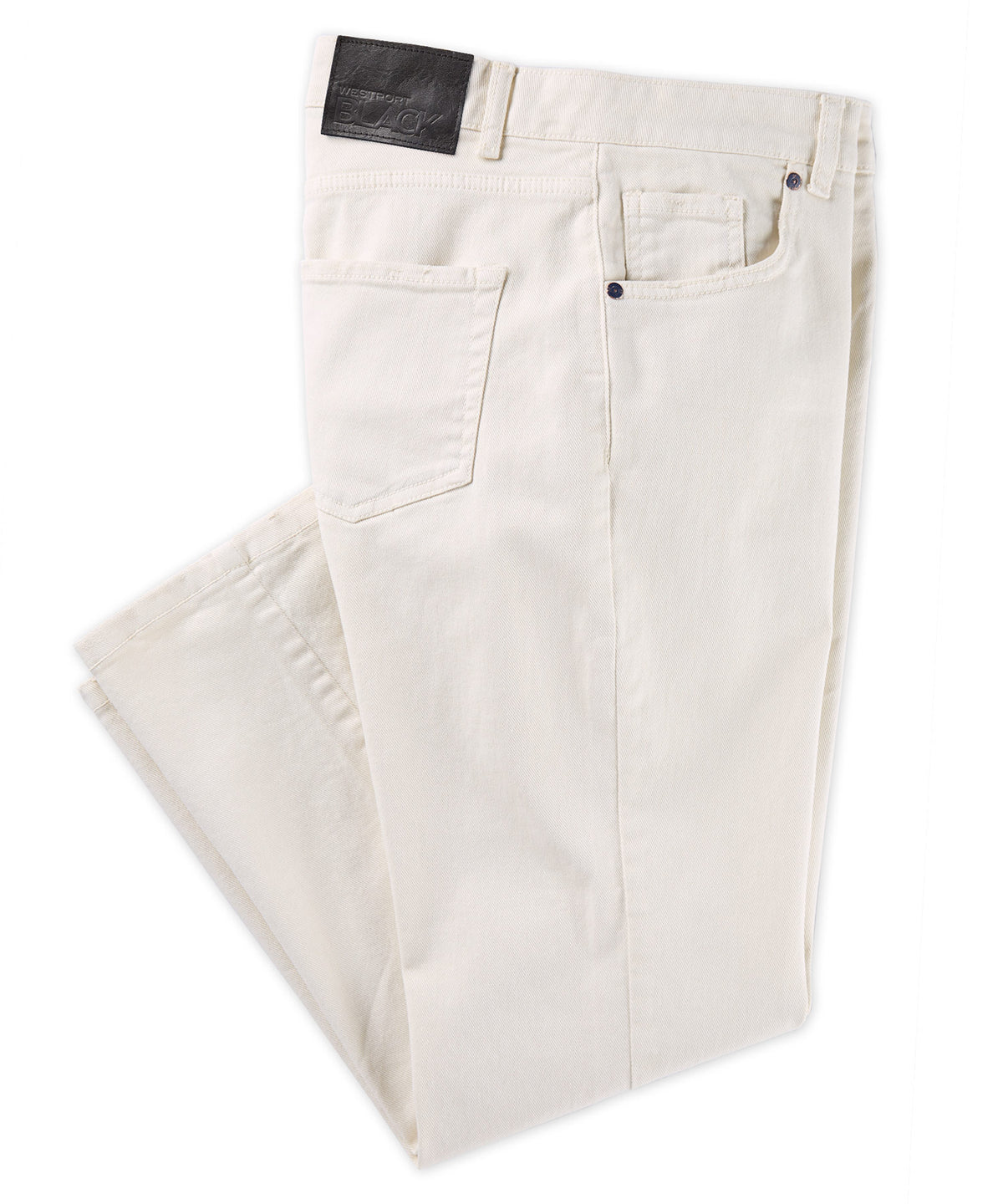Westport Black Italian 5-Pocket Twill Jean, Big & Tall