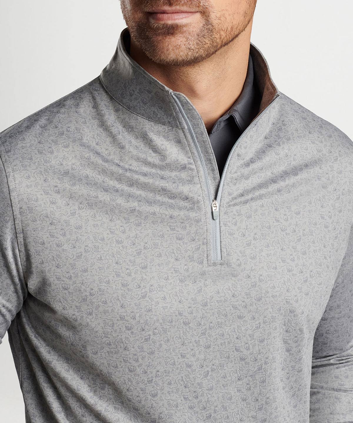 Peter Millar Double Transfused Quarter-Zip Pullover