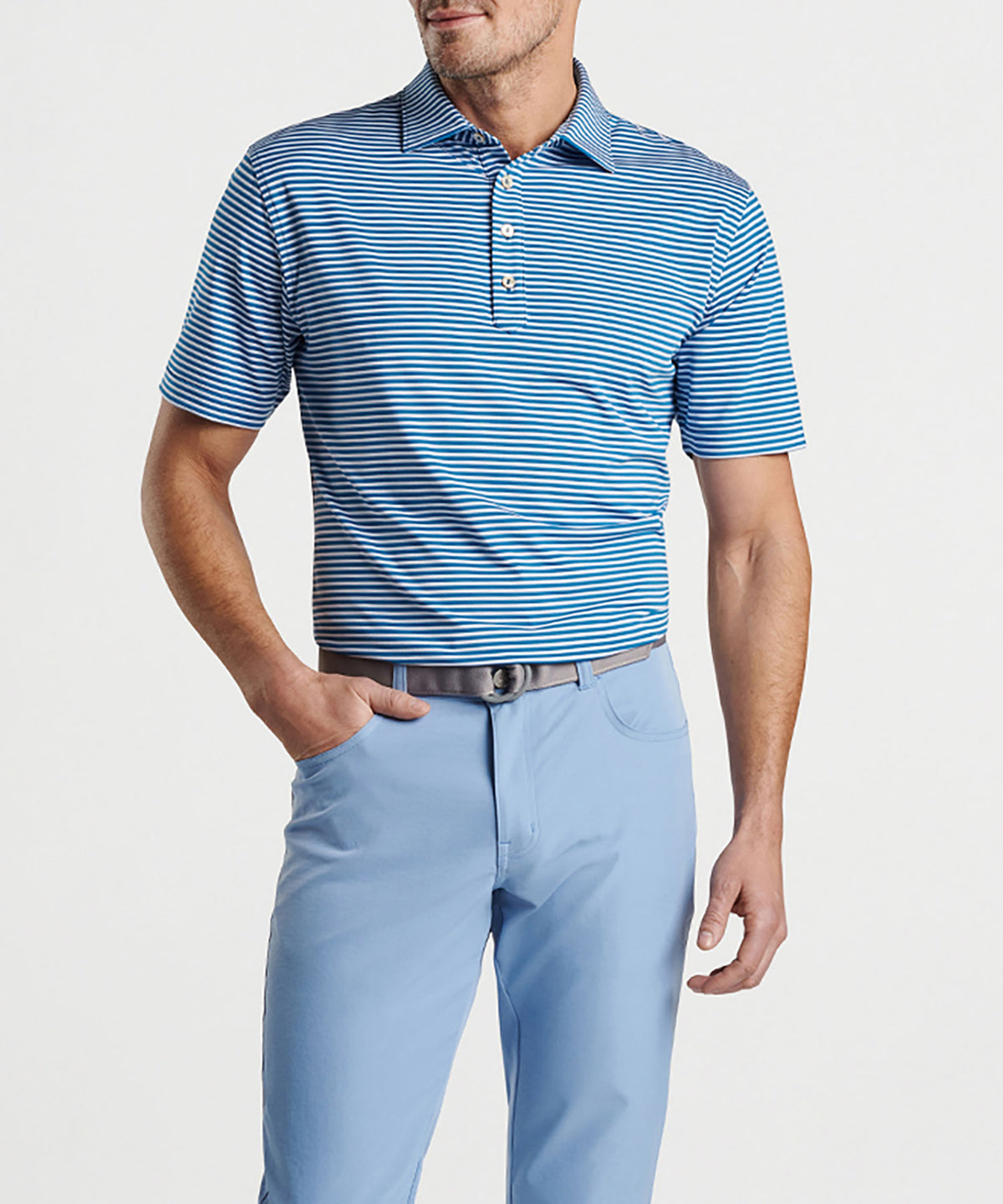 Peter Millar Short Sleeve Joyner Print Polo