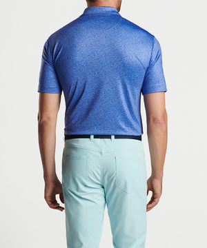 Peter Millar Short Sleeve Good Boy Print Polo Knit Shirt