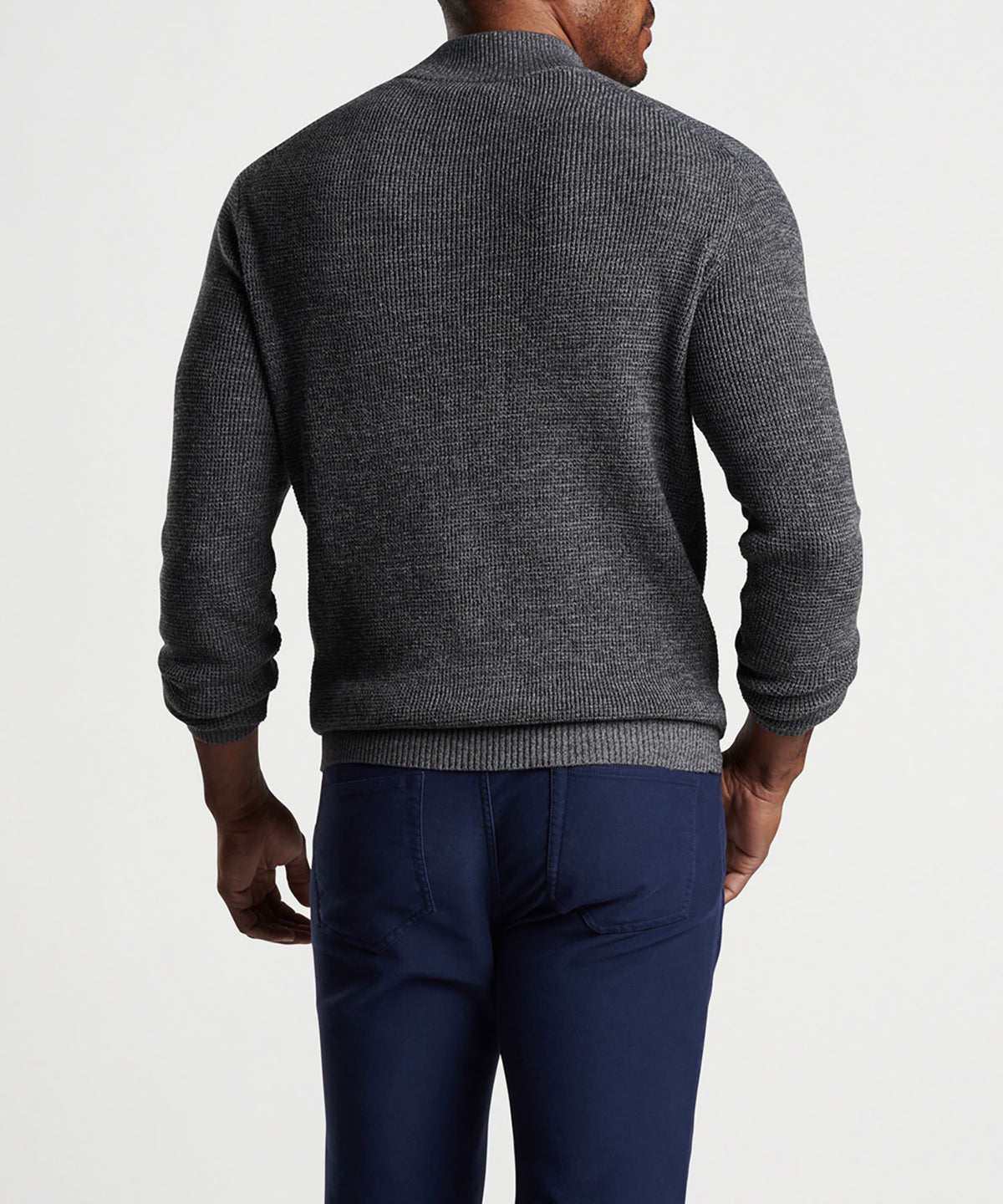 Peter Millar Kitts Twisted Quarter-Zip Sweater