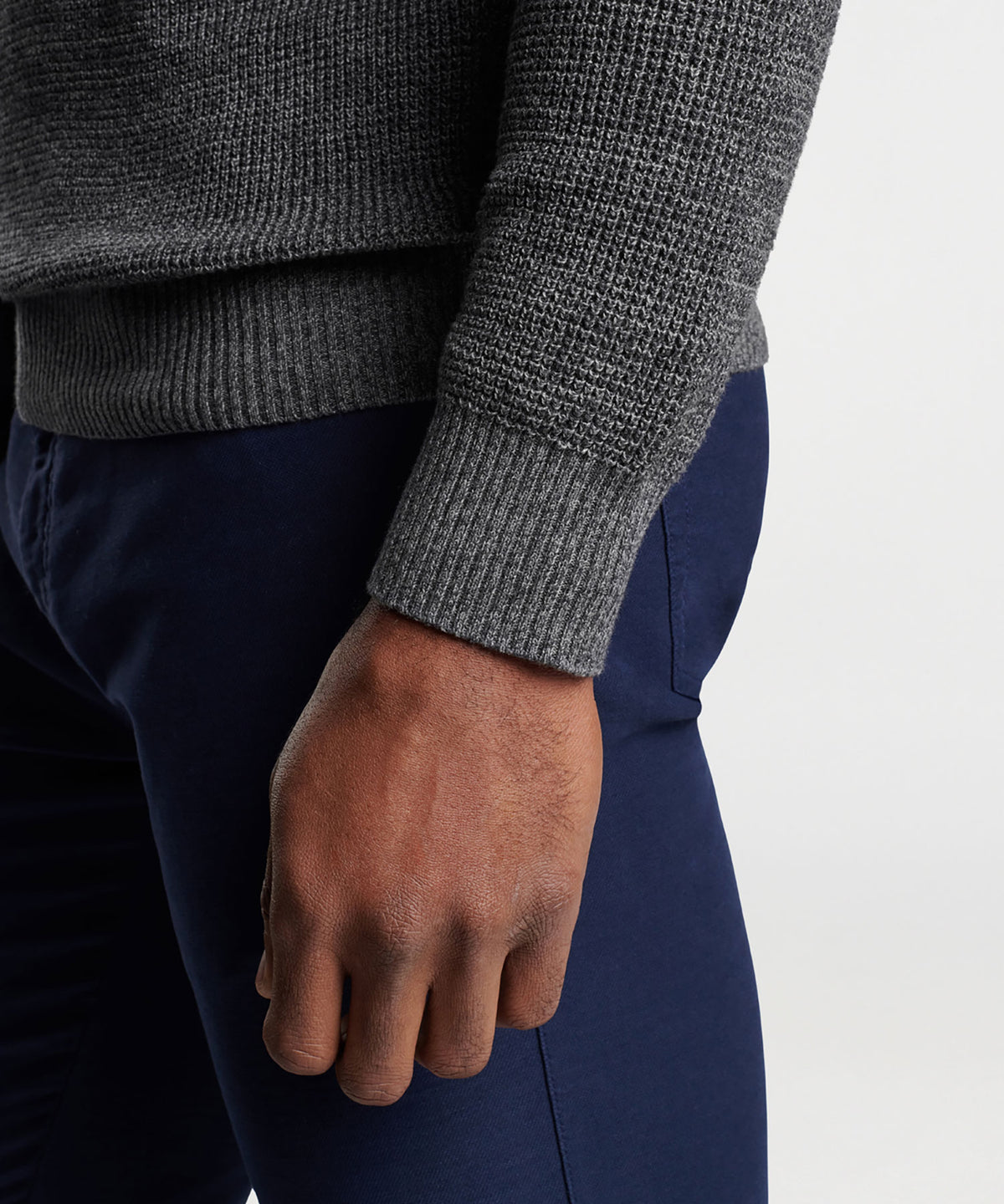 Peter Millar Kitts Twisted Quarter-Zip Sweater