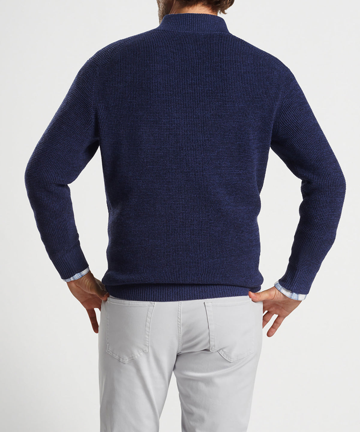 Peter Millar Kitts Twisted Quarter-Zip Sweater