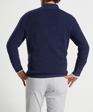Peter Millar Kitts Twisted Quarter-Zip Sweater