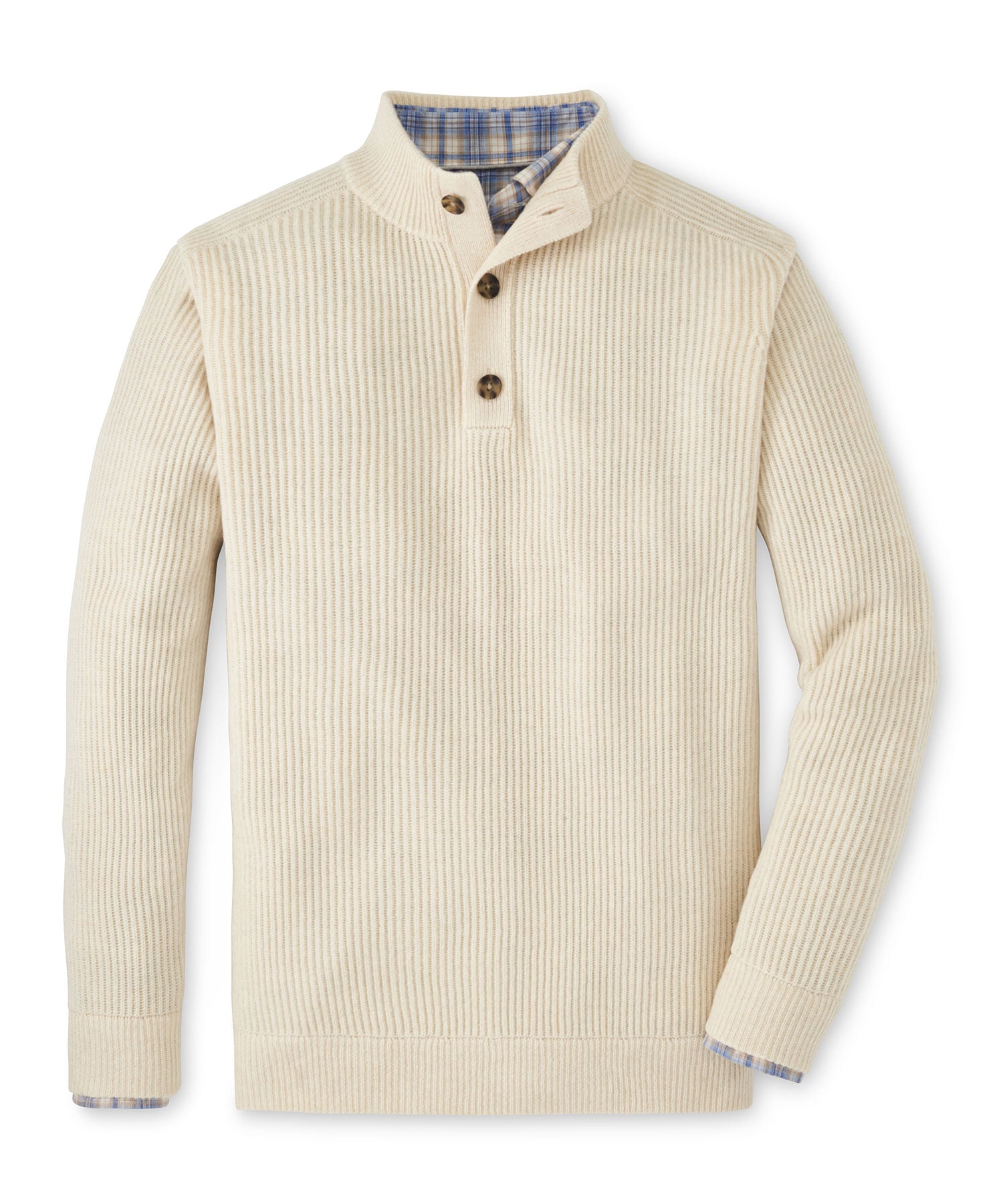 Peter Millar Digby 3 Button Mock Sweater