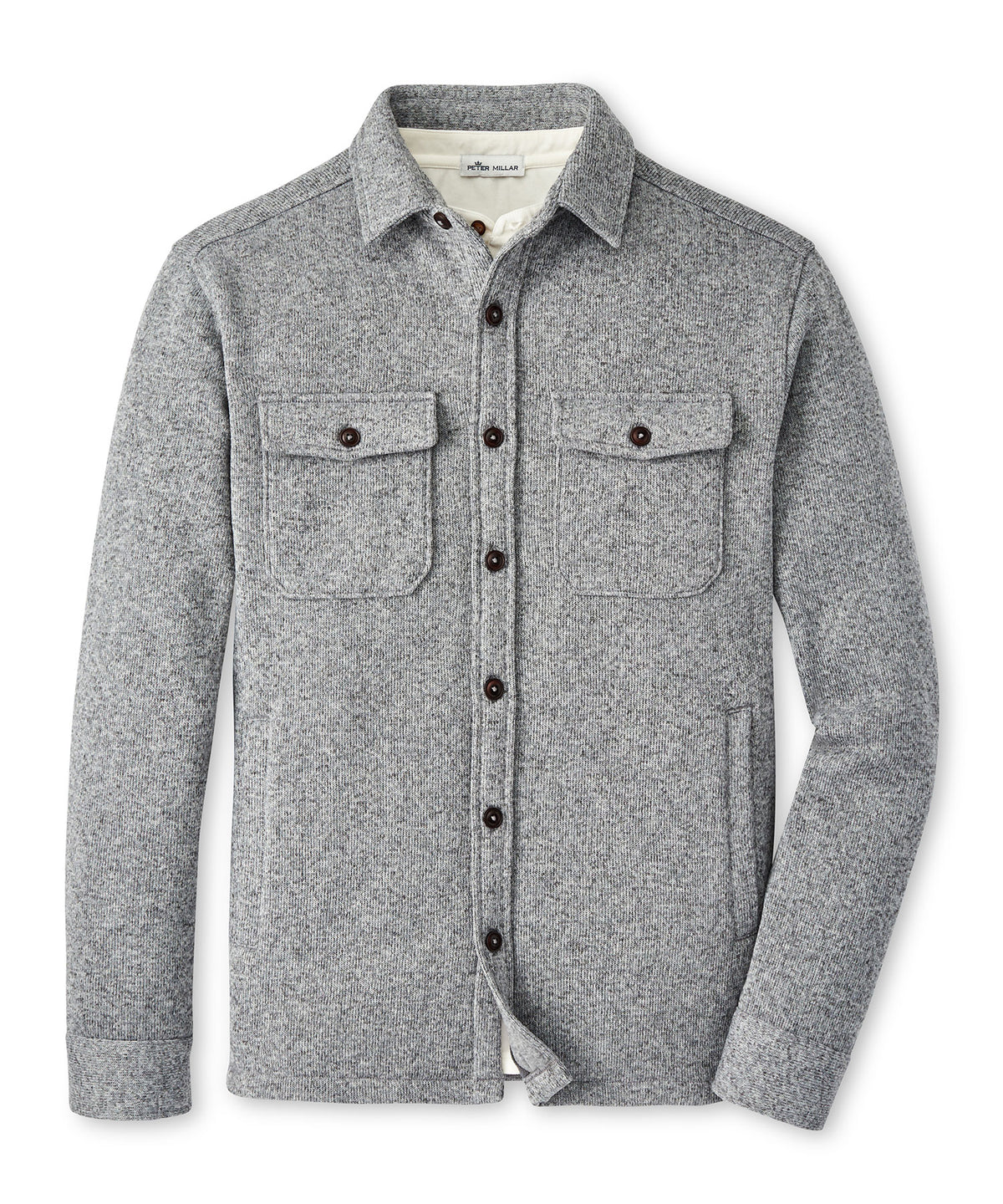 Peter Millar Sweater Fleece Shirt Jacket, Men's Big & Tall
