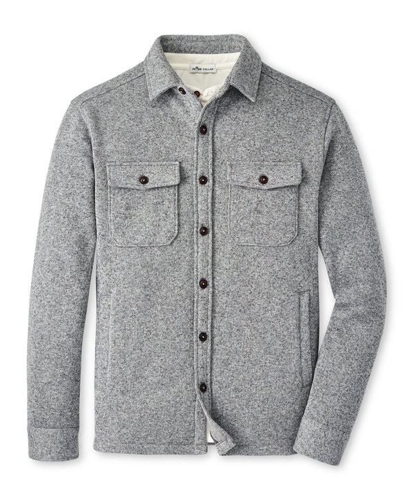 Peter Millar Sweater Fleece Shirt Jacket - Westport Big & Tall