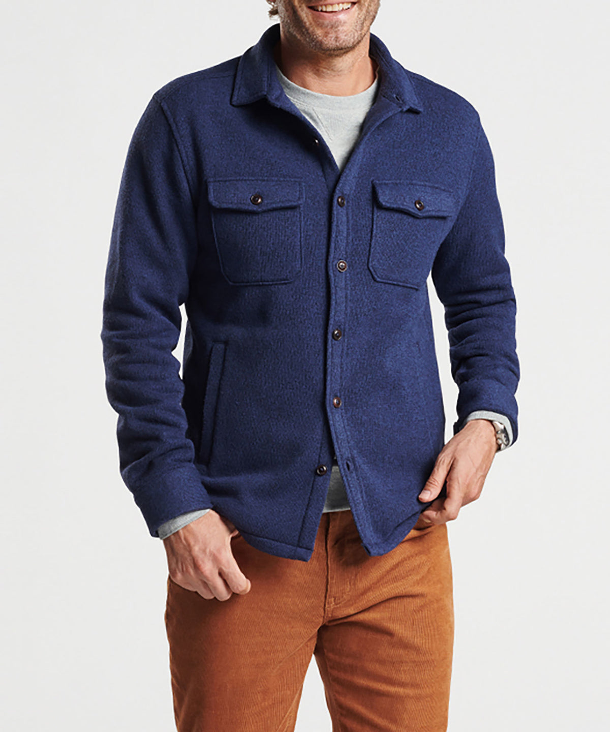 Peter Millar Sweater Fleece Shirt Jacket