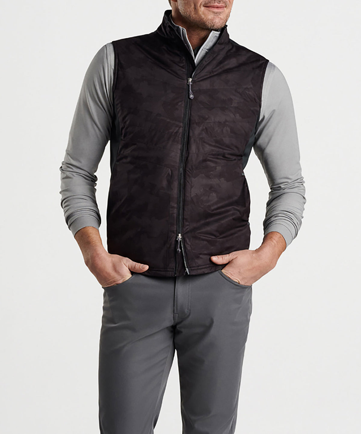 Peter Millar Camo Print Fuse Hybrid Vest