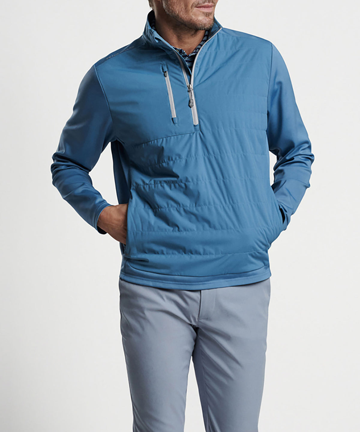 Peter Millar Weld Hybrid Half-Zip Pullover, Men's Big & Tall