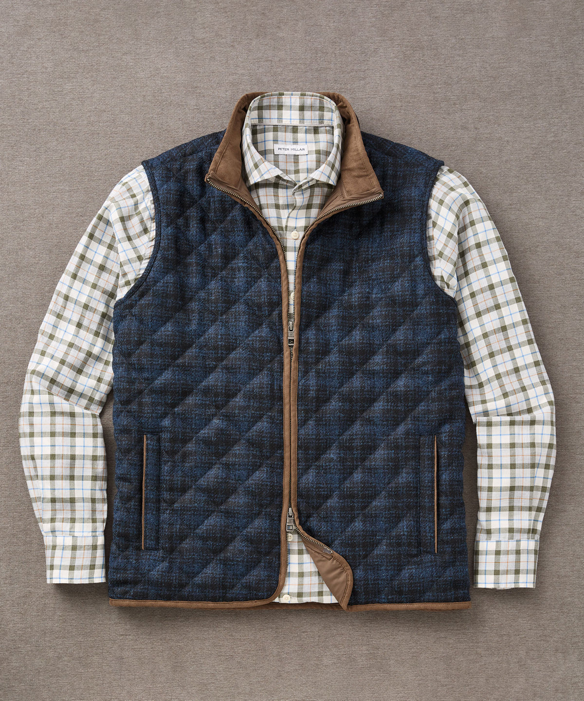 Peter Millar Essex Wool Travel Vest, Men's Big & Tall