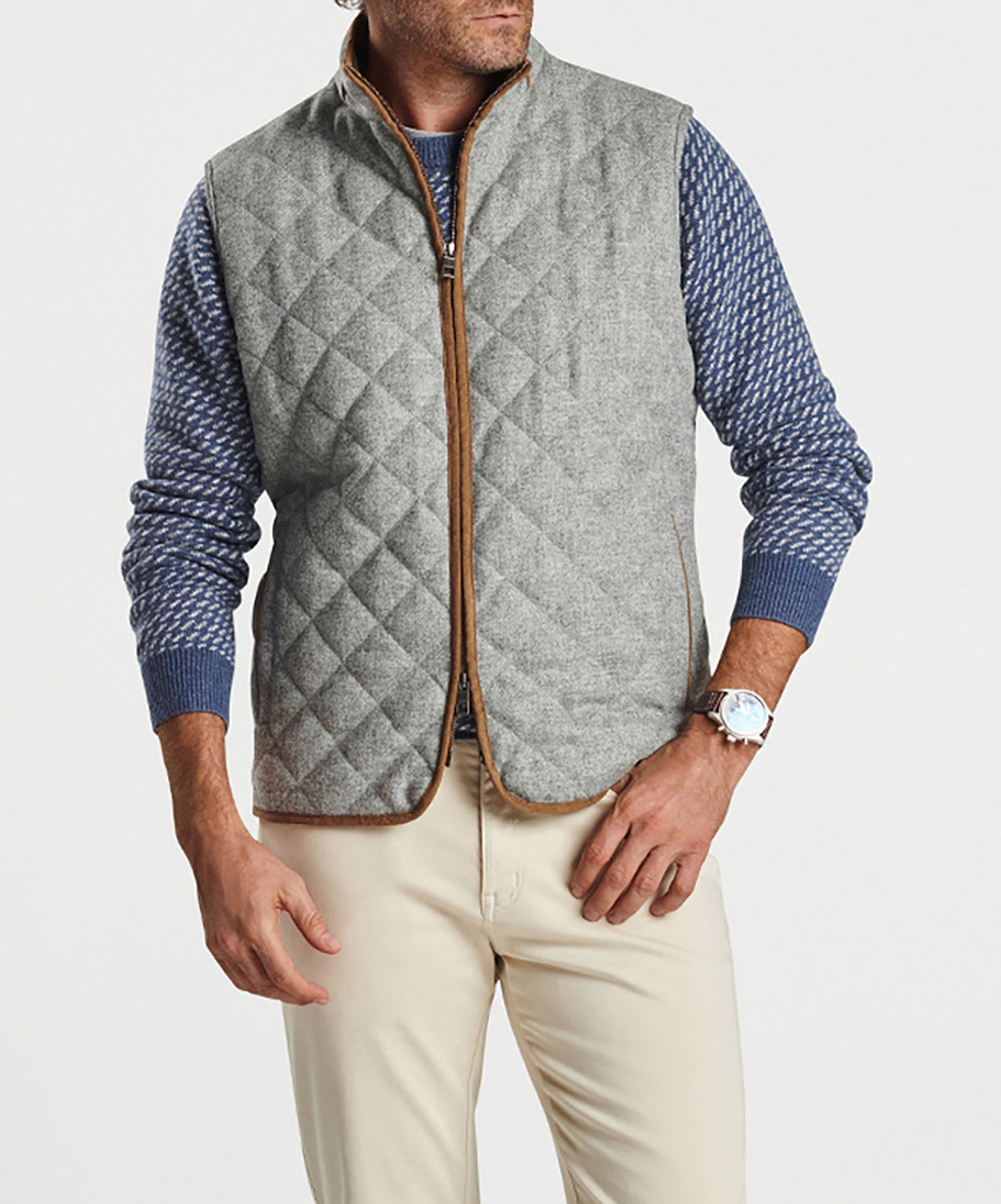 Peter Millar Essex Wool Travel Vest, Men's Big & Tall