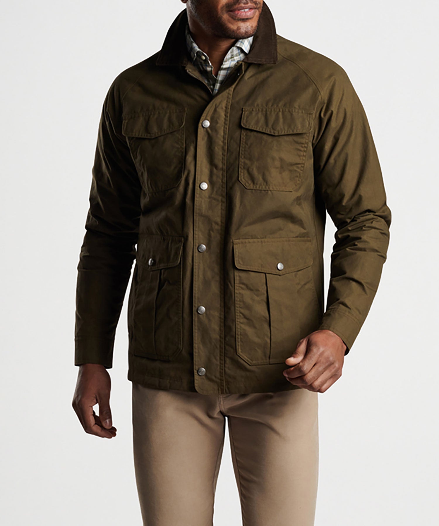 Peter Millar Waxed Cotton Field Jacket - Westport Big & Tall