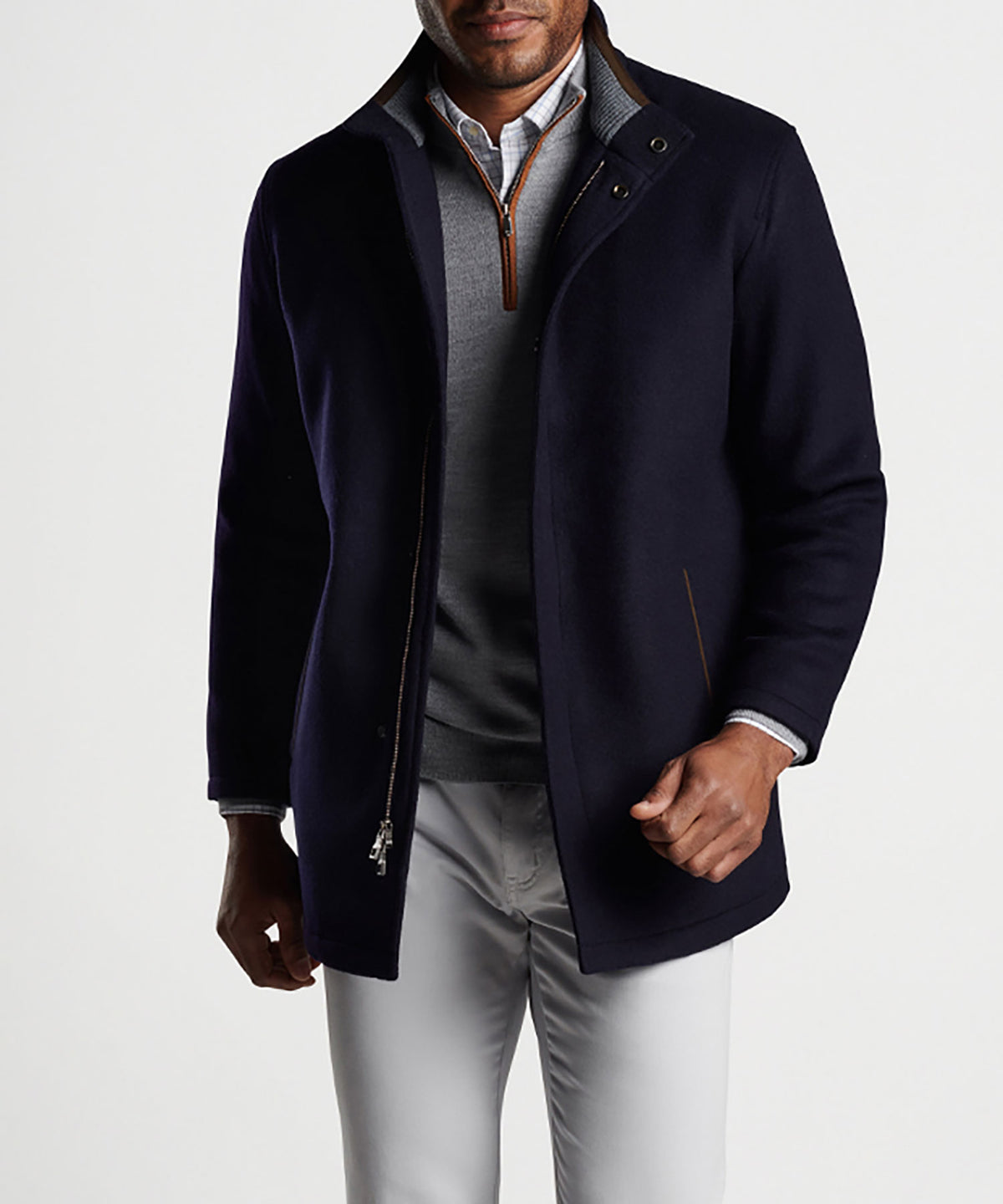 Peter Millar Fleece City Coat, Men's Big & Tall