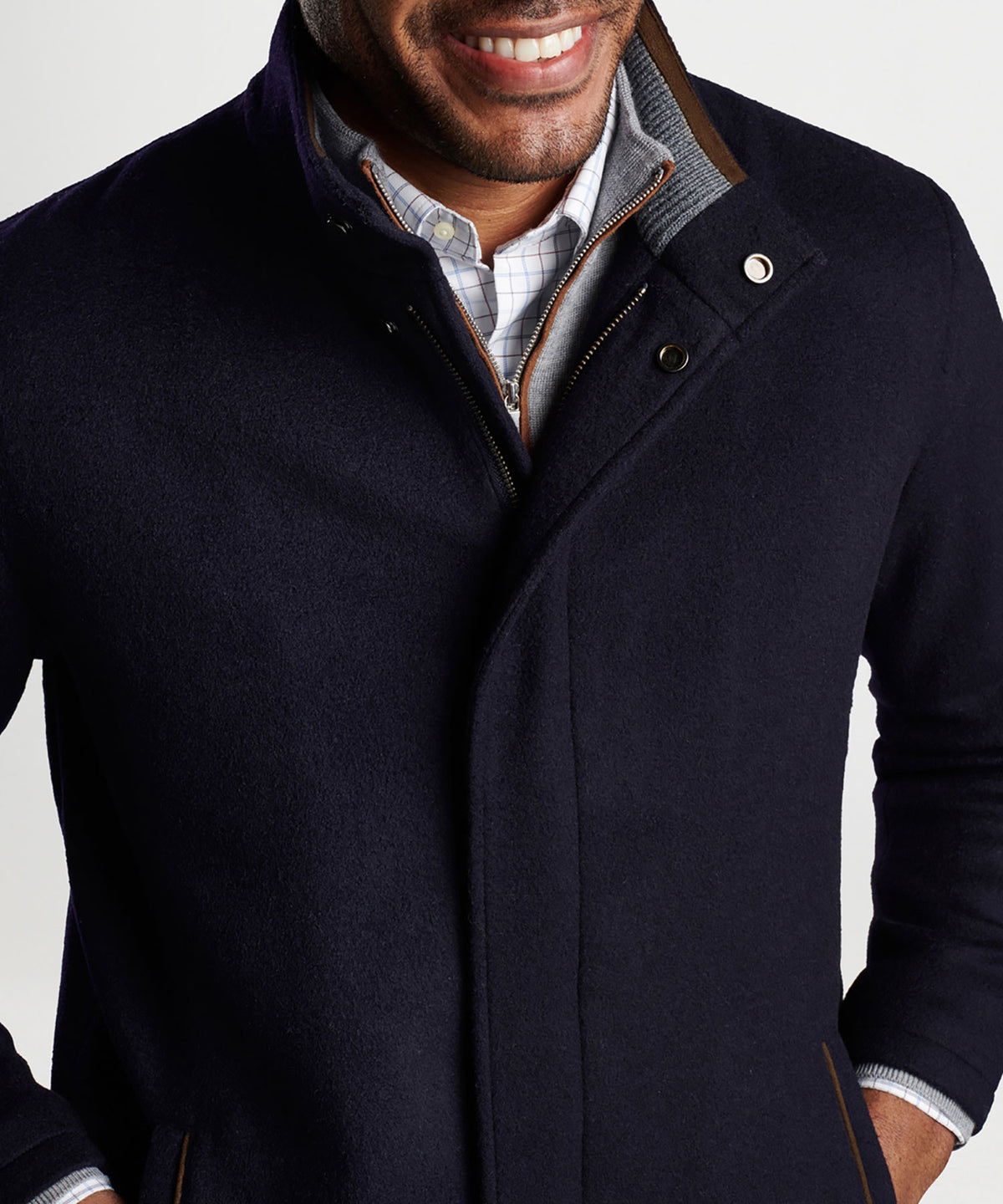 Peter Millar Fleece City Coat, Men's Big & Tall