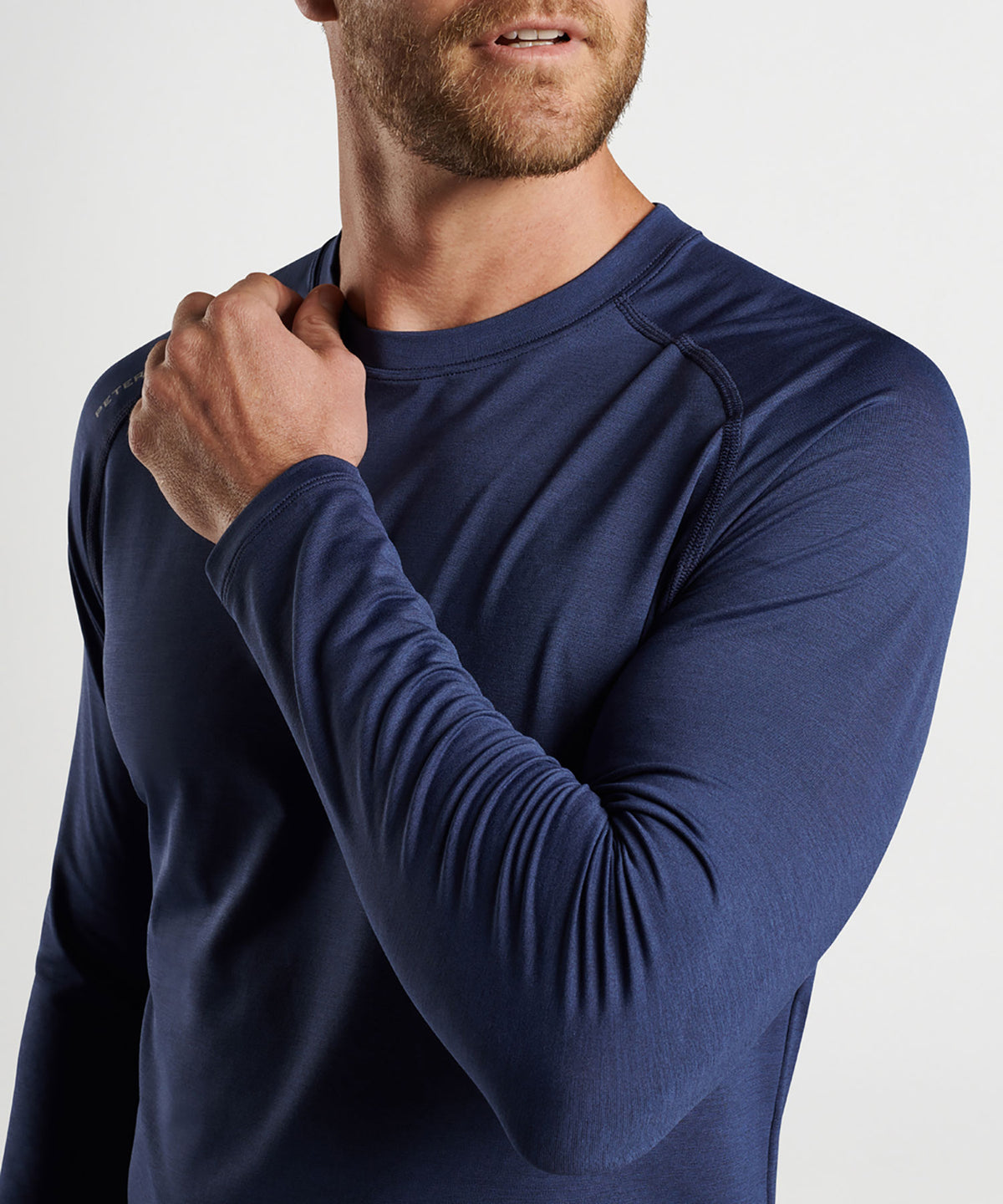 Peter Millar Long Sleeve Aurora Performance T-Shirt, Men's Big & Tall