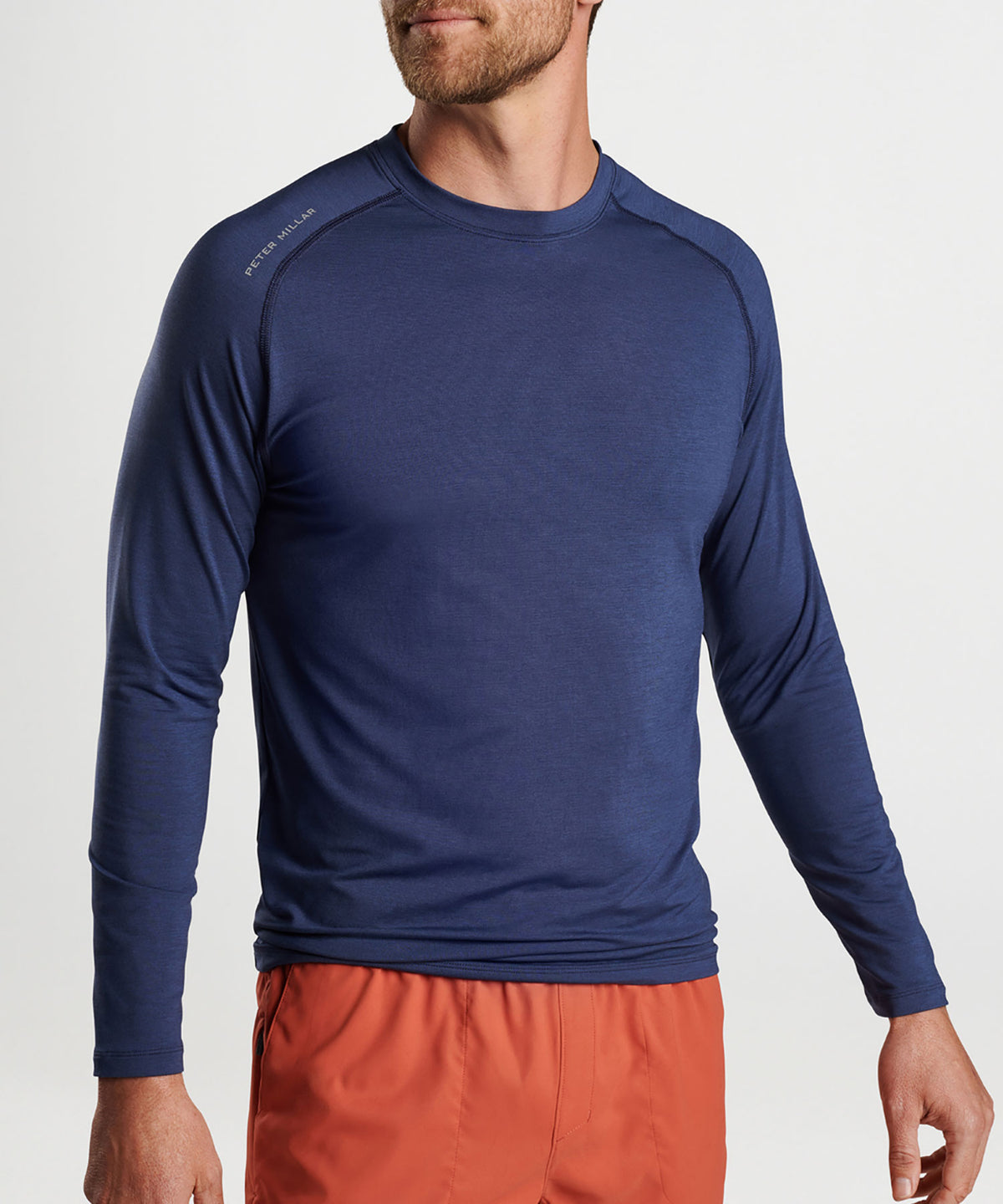 Peter Millar Long Sleeve Aurora Performance T-Shirt, Men's Big & Tall