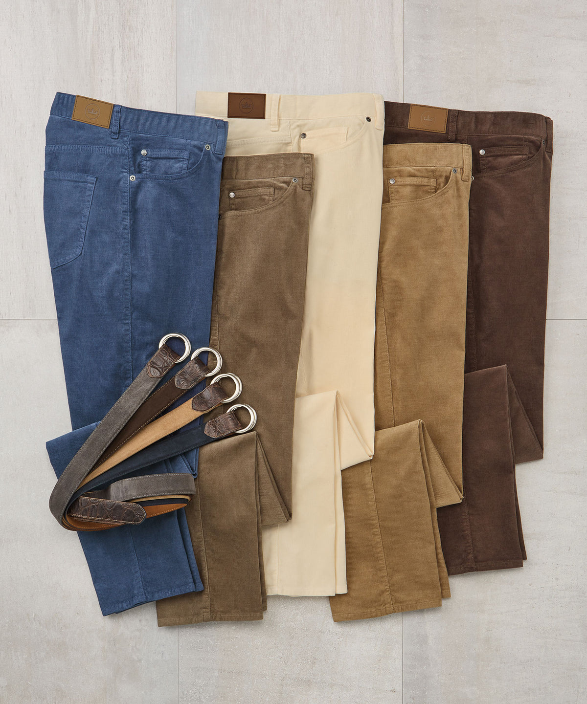 Pantaloni 5 tasche in velluto a coste Peter Millar, Men's Big & Tall